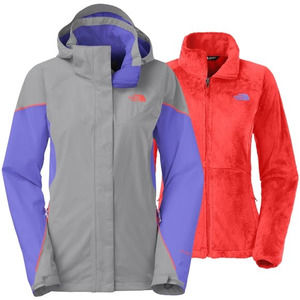 The North Face Women's Jacket Set - Gray, Purple, Red
